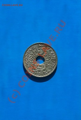 Французский Индокитай 5 центов 1938 г. XF- - IMG_0118