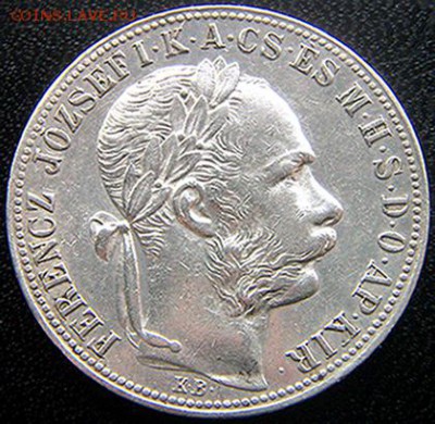 Венгрия_отличный серебряный форинт 1886; до 31.12_22.06мск - 10822