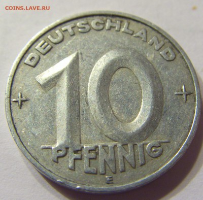 10 пфеннигов 1953 Е ГДР до 06.01.2016 22:00 МСК - 141.JPG