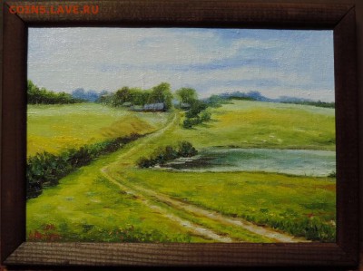 КАРТИНА " Дорога к деревне"_холст,масло,Красота!!! - DSCN3031