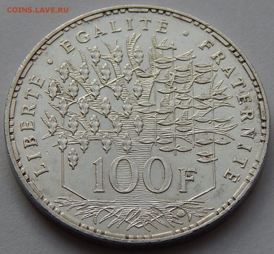 Франция 100 франков 1982 Пантеон, до 10.01.16 в 22:00 МСК - 3877