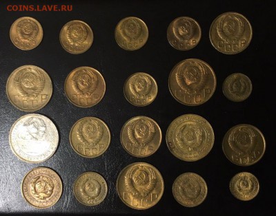 40 монет. Красивая бронза и два полтинника. С блеском. - аверсы1