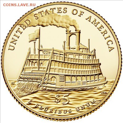 Монеты с Корабликами - 2016-mark-twain-commemorative-gold-proof-reverse