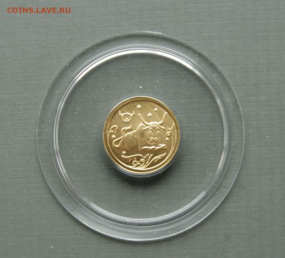 25 рублей. Телец 2005 Золото до 10.01 в 22-00 - телец