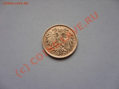 2 геллера. Австрия. 1896. Отличный сохран. - 2 геллера Австрия 1896 - 4 .JPG