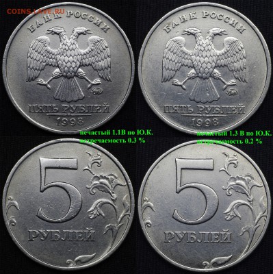 редкие 5 руб 2008 ммд и др. нечастости 1998 - 8