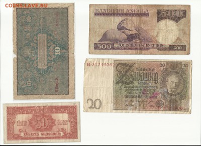 50 Грошен, Ангола, Польш Сборный лот, до 7.01.2016 22:00 мск - 2