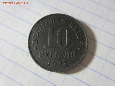 Германия 10 пфеннингов 1921 А, железо - IMG_8382