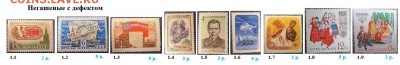 СССР 1961. ФИКС - 1961. Негашеные с дефектом