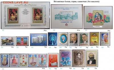 СССР 1983. ФИКС - 1983. Блоки