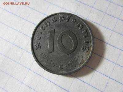 Германия 10 пфеннингов 1944 Е - IMG_8410