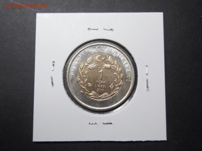 1 лира Турция  2010 года. Кот №1 Unc. До ухода в архив - SAM_3231.JPG
