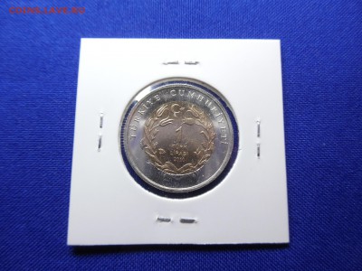 1 лира Турция 2010 года. Кот №2 Unc. До ухода в архив - SAM_3182.JPG
