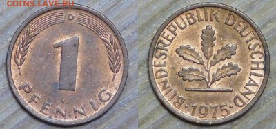 Германия, 1 пф. 10 шт. по 2р. до 11.01.2015г. 22-00 - 1975.JPG