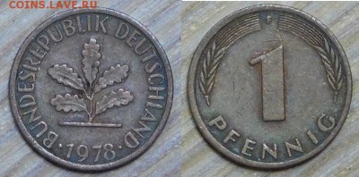 Германия, 1 пф. 10 шт. по 2р. до 11.01.2015г. 22-00 - 1978.JPG