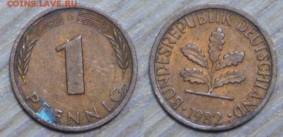Германия, 1 пф. 10 шт. по 2р. до 11.01.2016г. 22-00 - 1982.JPG