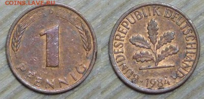 Германия, 1 пф. 10 шт. по 2р. до 11.01.2016г. 22-00 - 1984.JPG