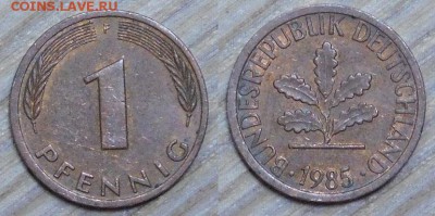 Германия, 1 пф. 10 шт. по 2р. до 11.01.2016г. 22-00 - 1985.JPG