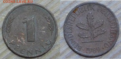 Германия, 1 пф. 10 шт. по 2р. до 11.01.2016г. 22-00 - 1989.JPG