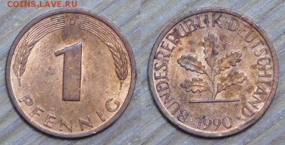 Германия, 1 пф. 10 шт. по 2р. до 11.01.2016г. 22-00 - 1990.JPG