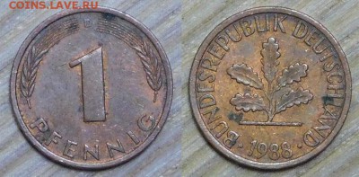 Германия, 1 пф. 10 шт. по 2р. до 11.01.2016г. 22-00 - 1988.JPG
