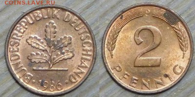 Германия, 2 пф. 10 шт. по 2р. до 11.01.2016г. 22-00 - 1986.JPG