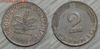Германия, 2 пф. 10 шт. по 2р. до 11.01.2016г. 22-00 - 1989.JPG