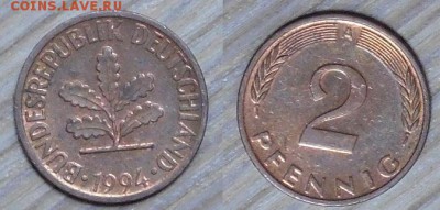 Германия, 2 пф. 10 шт. по 2р. до 11.01.2016г. 22-00 - 1994.JPG