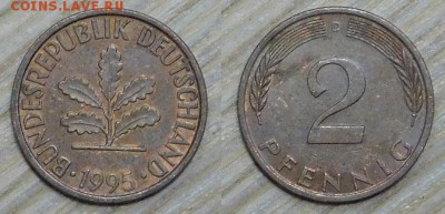 Германия, 2 пф. 10 шт. по 2р. до 11.01.2016г. 22-00 - 1995.JPG