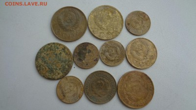 Монеты СССР 10шт на чистку 1926-56гг до 9.01.2016г. - 10м1.JPG