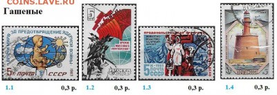 СССР 1983. ФИКС - 1983. Гашеные