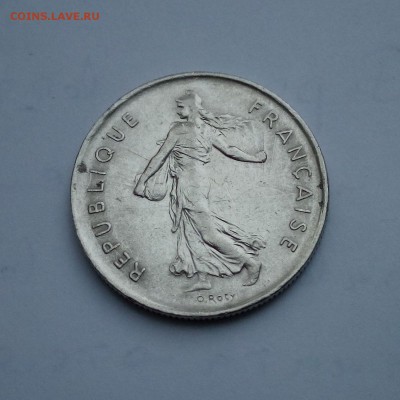 Франция 5 франков 1971 до 10.01.16. 22:00 мск. - Франция 5 франков 1971 - 033-1