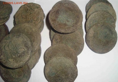 клад в 300 пятаков от 1758 до 1789гг.Оценка - 21