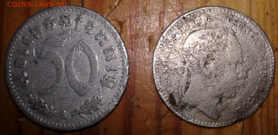 2 монеты старой Европы(серебро+алюминий) - Фото-1198