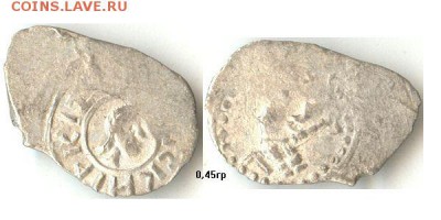 Деньга суздальская, редкий вариант до 13.01.16 - шея