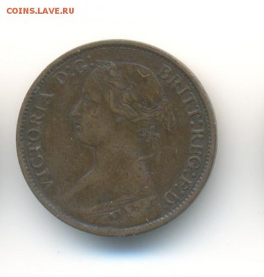 Британия. фартинг 1860. до 10.01 в 14:00 мск - 17