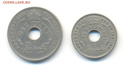 2 пенни 1936. Эдуард VIII. до 10.01 - 1