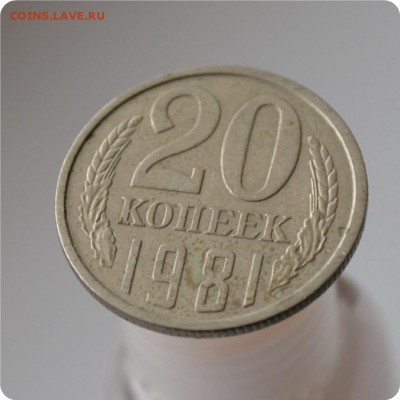 20 копеек 1981 год Адрианов 3-61. 4-21 Б. До 13.01.16. - DSC_0879.JPG
