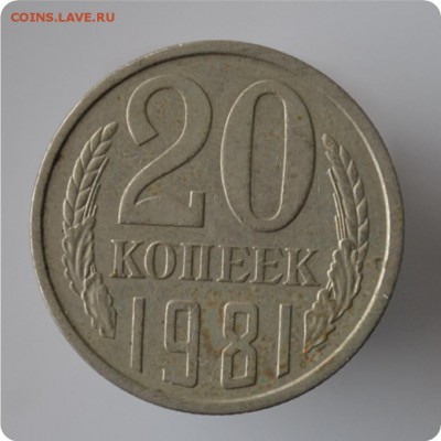 20 копеек 1981 год Адрианов 3-61. 4-21 Б. До 13.01.16. - DSC_0874.JPG