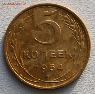 5 копеек 1954 отличная до 12.01.16 по 21.00 мск - IMG_5126.JPG