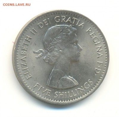 Британия. 5 шиллингов (крона) 1960. AU. до 10.01 в 14:00 мск - 15