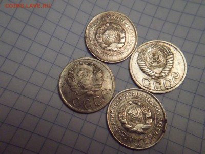 4 монеты 3 копейки 1932 1931 1936 1950 года - DSCF7980.JPG