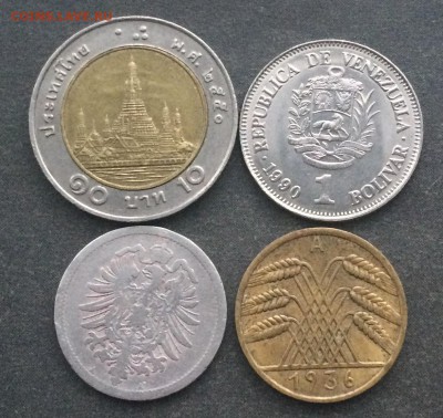 10 фенингов 1889,1936.,1 Боливар,Бат. до 12.01.16 - FullSizeRender (7)