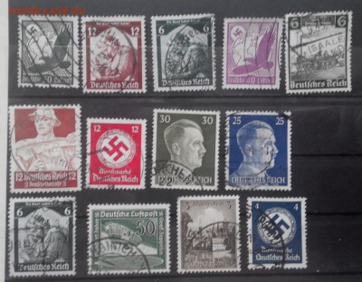 Третий рейх, гашеные,до 11.01.16 - 2016101142939