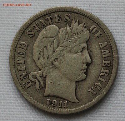 С 1 руб. UNITED STATES OF AMERICA ONE DIME  1911г. до 15.01 - IMG_9282.JPG