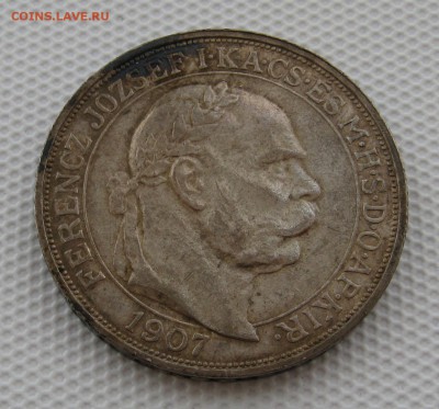 Бавария 1 Талер 1825, Англия 1 крона 1902, Венгрия 5 1907 - IMG_0018.JPG