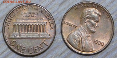 США, 1 цент, 10 шт. по 1р., до 12.01.2016 22-00 - 1980.JPG