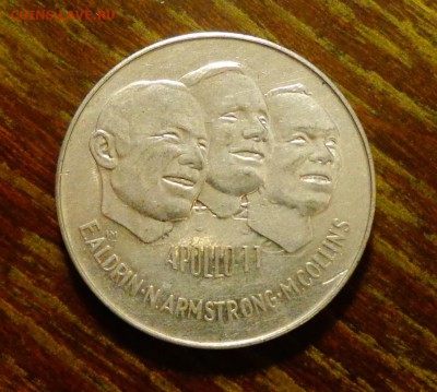 ПЕРВЫЕ ЛЮДИ НА ЛУНЕ до 15.01, 22.00 - Жетон первые люди на Луне