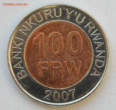 С 1 руб. БМ РУАНДА  100 франков 2007г. до 15.01 в 22-00 - IMG_9413.JPG
