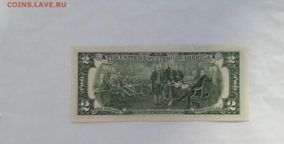 США, 2 доллара 2003 г. (Е) до 14.01.2016 г. - 20160110_141638